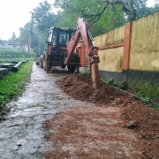 Pipe laying progressing at Kunnumpuram-12/08/2021