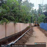 Chettikulangara ward 9 perungala road 90mm PVC pipe work