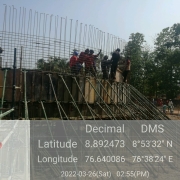 CFL03-  Concreting of Baffle wall first lift