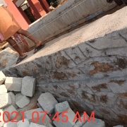 Kadambidi 9.5LL OHSR RR masonry work of compound wall basement