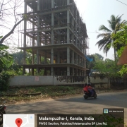 Overall view of the OSHR under construction at Malampuzha 