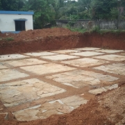 Footing PCC completed at Padalikkadu OHSR site
