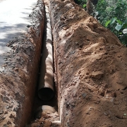 400 MM GRAVITY PIPE LAYING