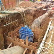 1100 mm sluice Valve chamber -Formwork for side wall concreting