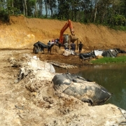 Construction of weir across Kallada river