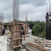 Column first lift concrete at akathethara 11.50LL OHSR above second brace 13 nos 