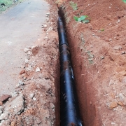 Gravity main-pipe laying-package IV