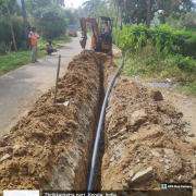 Meppadi - Pipe laying on progress