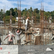 Concreting of columns above +6.60 m lvl