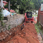 Vythiri-Pipe laying on progress