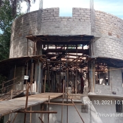 Well cum Pump House Corbell casting completed 