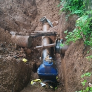 500 mm DI pipe line interconnection work