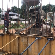 Wall concreting in CFL1