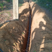 90 mm PVC pipe laying chettikulangara panchayath