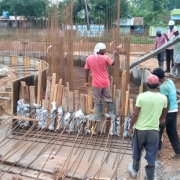 Raft concreting in CFL1