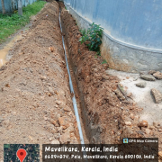 90 mm PVC pipe laying chettikulangara panchayath