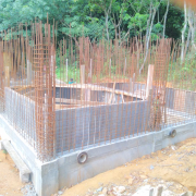 Construction of sump cum pump house