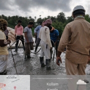 ADMIN BUILDING- Roof slab concreting