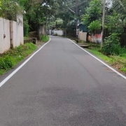 Road restoration work completed