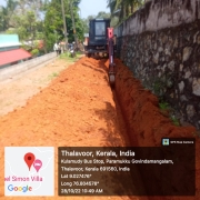 Ward no:6, Kulamudy Govindamangalam pvc pipe laying work in progress 