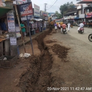 Road restoration work 