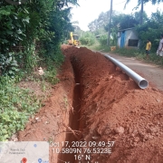 140mm 8kg pipe laying work