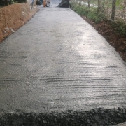 250 m Road concreting completed at pazhavara.