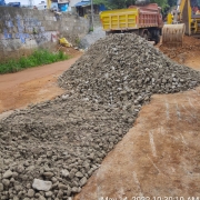Laying of WMM layer at Kusavarkal road 