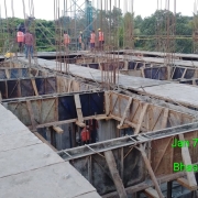 First brace concreting of OHSR at Pongil
