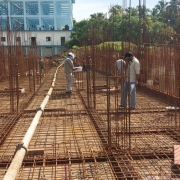 Inspection for slab reinforcement work in CWR