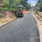 Road restoration works at Peroorkada-Krishna Nagar road-PWD road