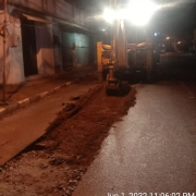 road leveling at ootukuzhy junction going on