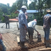 Ground floor roof slab concreting in chemical house