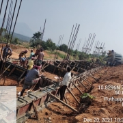 Plinth beam concrete work at 20LL OHSR 