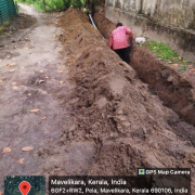 Laid 90mm PVC @ Chettikulangara ward 16