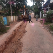 Road restoration work