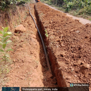 Meppadi-Pipe laying on progress