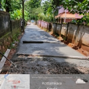 460metre road concreting work completed at Nanthirikkal.