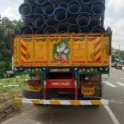 17.09.2021 Supplying and stacking 300 mm DI K9 pipes