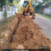 Backfilling of trench