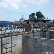 mechanical erection works in the clarifier 2
