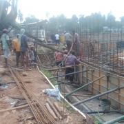 Outer wall concreting in CFL3