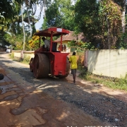 Road restoration work at Kudappanakunnu - Krishna Nagar road