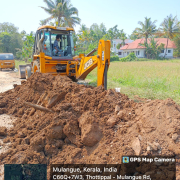 350mm DI pipe laying @ Thottippal - Mulangue pwd rd