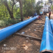 500mm MS Pipe Fabrication 