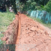 90mm 8kg pipe laying work