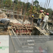 Side wall concreting