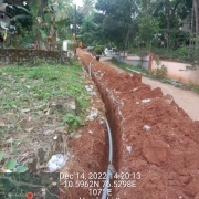  90mm 8kg pipe laying work