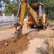 earthwork for pipe laying 