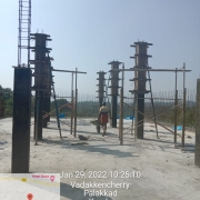 22LL karimkunnam OHSR-inside column concreting 2nd lift.